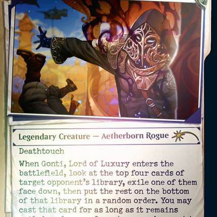 Gonti, Lord of Luxury (SLD-1566) - Secret Lair Drop: (Showcase) Foil