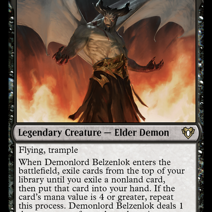 Demonlord Belzenlok (CMM-151) - Commander Masters Foil