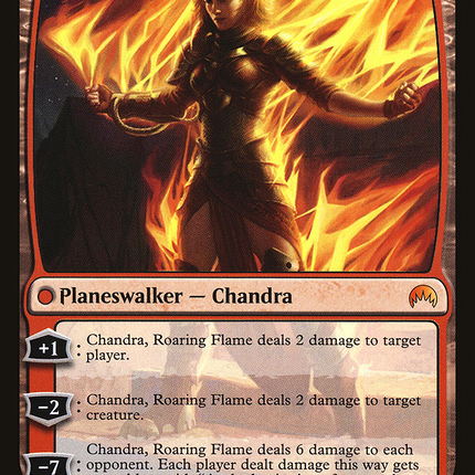 Chandra, Fire of Kaladesh // Chandra, Roaring Flame (ORI-135) - Magic Origins: (originpwdfc) Foil
