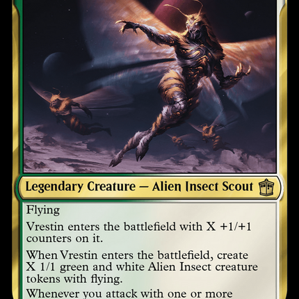 Vrestin, Menoptra Leader (WHO-166) - Doctor Who Foil
