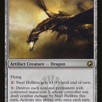 Steel Hellkite (SOM-205) - Scars of Mirrodin
