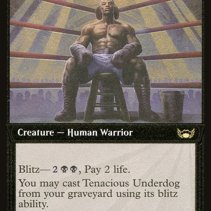 Tenacious Underdog (SNC-445) - Streets of New Capenna: (Showcase) Foil