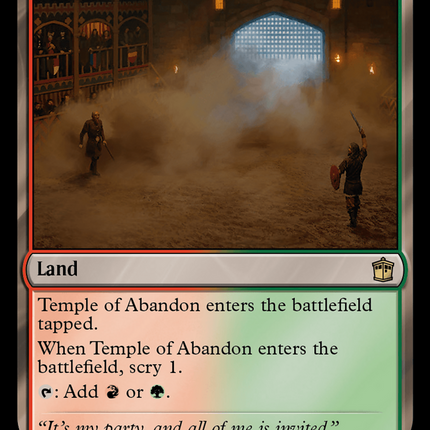Temple of Abandon (WHO-313) - Doctor Who Foil