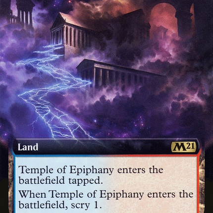 Temple of Epiphany (M21-387) - Core Set 2021: (Extended Art)