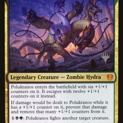 Polukranos, Unchained (PPTHB-224) - Theros Beyond Death Promos Foil