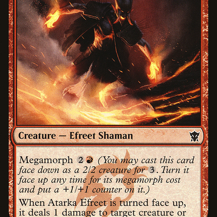 Atarka Efreet (DTK-128) - Dragons of Tarkir Foil