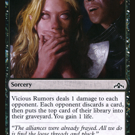 Vicious Rumors (GRN-089) - Guilds of Ravnica Foil