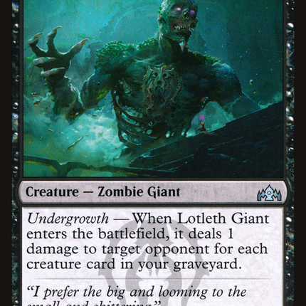 Lotleth Giant (GRN-074) - Guilds of Ravnica Foil
