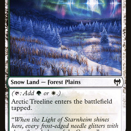 Arctic Treeline (KHM-249) - Kaldheim: (snow)