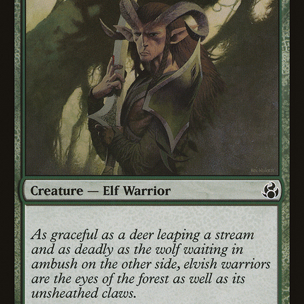 Elvish Warrior (MOR-120) - Morningtide Foil
