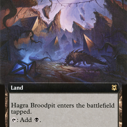 Hagra Mauling // Hagra Broodpit (ZNR-339) - Zendikar Rising: (Extended Art)