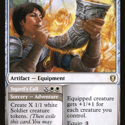 Horn of Valhalla // Ysgard's Call (CLB-026) - Commander Legends: Battle for Baldur's Gate Foil