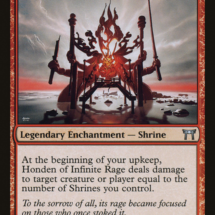 Honden of Infinite Rage (CHK-172) - Champions of Kamigawa
