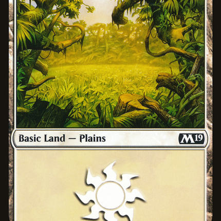Plains (M19-262) - Core Set 2019 Foil