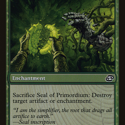 Seal of Primordium (PLC-153) - Planar Chaos: (colorshifted) Foil
