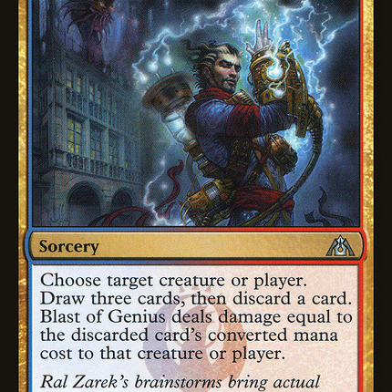 Blast of Genius (DGM-055) - Dragon's Maze Foil