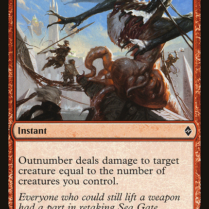Outnumber (BFZ-150) - Battle for Zendikar Foil