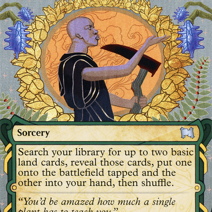Cultivate (STA-051) - Strixhaven Mystical Archive: (Showcase) (Borderless) Foil