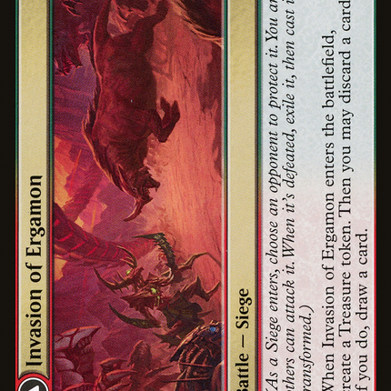 Invasion of Ergamon // Truga Cliffcharger (MOM-233) - March of the Machine Foil