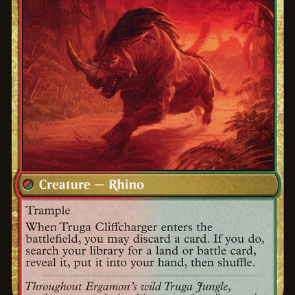 Invasion of Ergamon // Truga Cliffcharger (MOM-233) - March of the Machine Foil