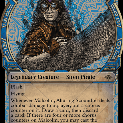Malcolm, Alluring Scoundrel (LCI-293) - The Lost Caverns of Ixalan: (Showcase)