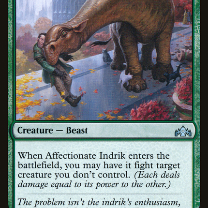 Affectionate Indrik (GRN-121) - Guilds of Ravnica