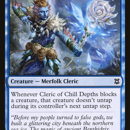 Cleric of Chill Depths (ZNR-051) - Zendikar Rising