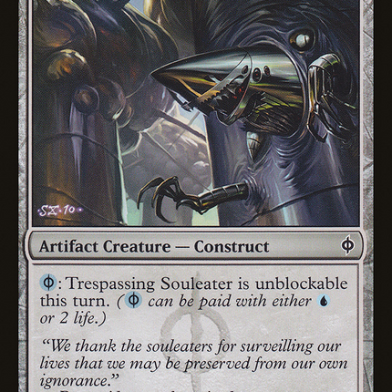 Trespassing Souleater (NPH-163) - New Phyrexia Foil