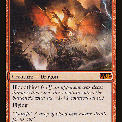 Furyborn Hellkite (M12-135) - Magic 2012 Foil