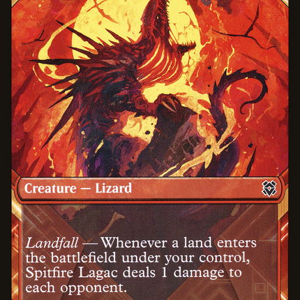 Spitfire Lagac (ZNR-302) - Zendikar Rising: (Showcase) Foil
