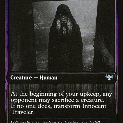 Innocent Traveler // Malicious Invader (DBL-388) - Innistrad: Double Feature: (Double Faced Transform)