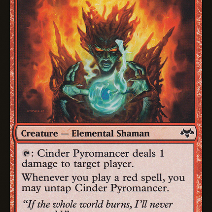 Cinder Pyromancer (EVE-050) - Eventide Foil