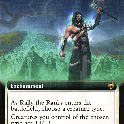 Rally the Ranks (KHM-336) - Kaldheim: (Extended Art)