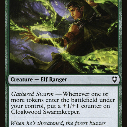 Cloakwood Swarmkeeper (CLB-222) - Commander Legends: Battle for Baldur's Gate