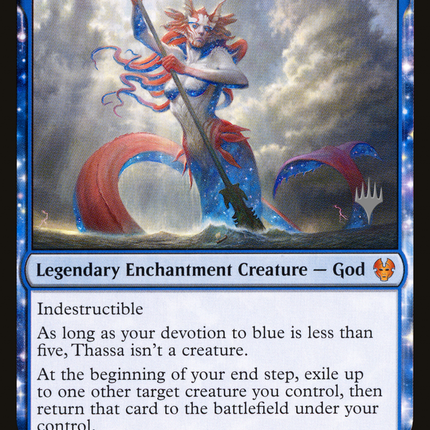 Thassa, Deep-Dwelling (PPTHB-071) - Theros Beyond Death Promos: (enchantment) Foil
