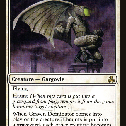 Graven Dominator (GPT-007) - Guildpact Foil