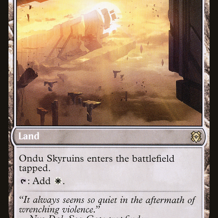 Ondu Inversion // Ondu Skyruins (ZNR-030) - Zendikar Rising