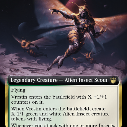 Vrestin, Menoptra Leader (WHO-451) - Doctor Who: (Extended Art) Foil