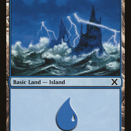 Island (10E-368) - Tenth Edition Foil