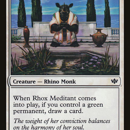 Rhox Meditant (CON-016) - Conflux Foil