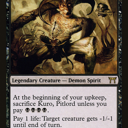 Kuro, Pitlord (CHK-123) - Champions of Kamigawa Foil
