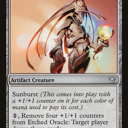 Etched Oracle (5DN-121) - Fifth Dawn Foil
