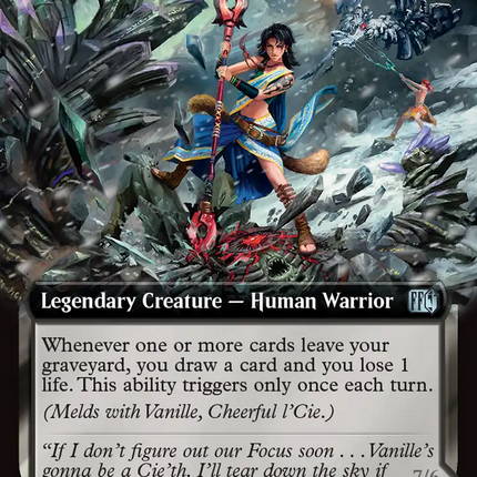 Fang, Fearless l'Cie (FIN-446) - FINAL FANTASY: (Extended Art) Foil