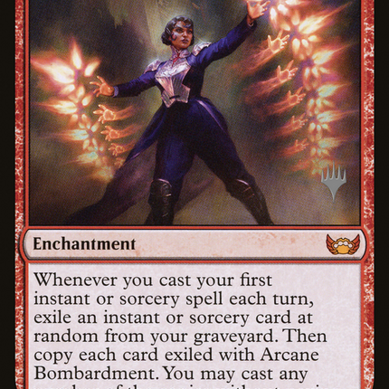 Arcane Bombardment (PPSNC-101) - Streets of New Capenna Promos Foil