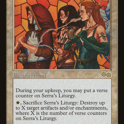 Serra's Liturgy (USG-049) - Urza's Saga