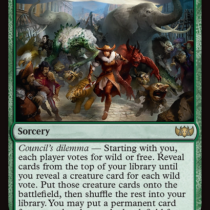 Selvala's Stampede (TDC-269) - Commander: Tarkir: Dragonstorm