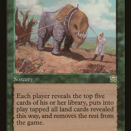Clear the Land (MMQ-235) - Mercadian Masques Foil