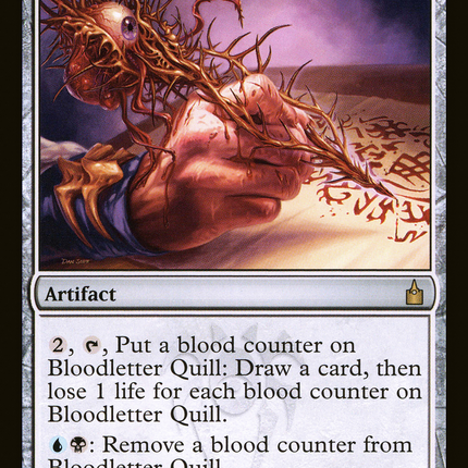 Bloodletter Quill (RAV-254) - Ravnica: City of Guilds Foil