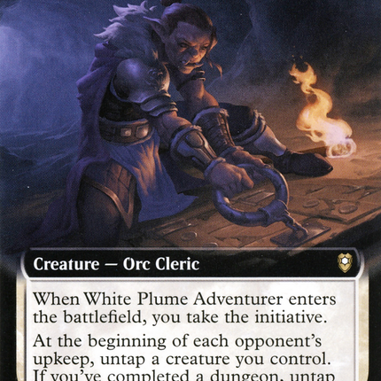 White Plume Adventurer (CLB-558) - Commander Legends: Battle for Baldur's Gate: (Extended Art) Foil