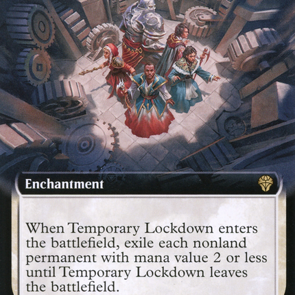 Temporary Lockdown (DMU-389) - Dominaria United: (Extended Art) Foil